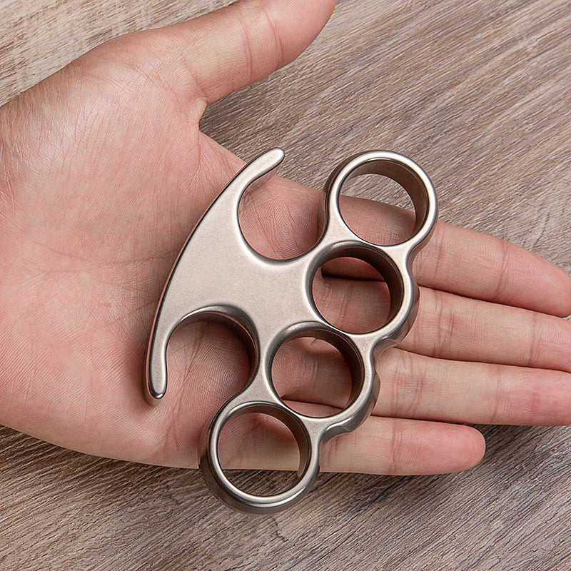 Old 1864 Lincoln Style Titanium Brass Knuckle Brass Knuckles - Tophatter Daily Deals