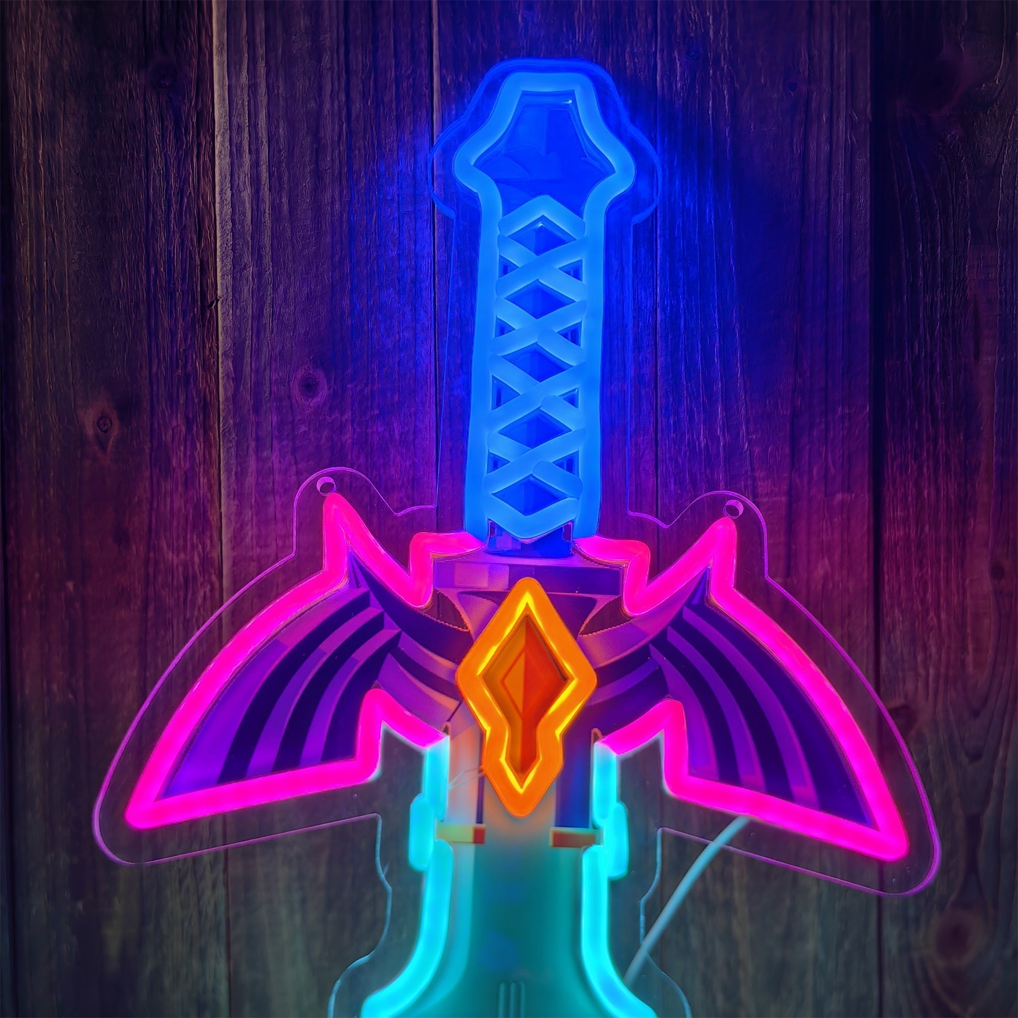 Link Master Sword Neon Light Wall Decor - Tophatter Daily Deals
