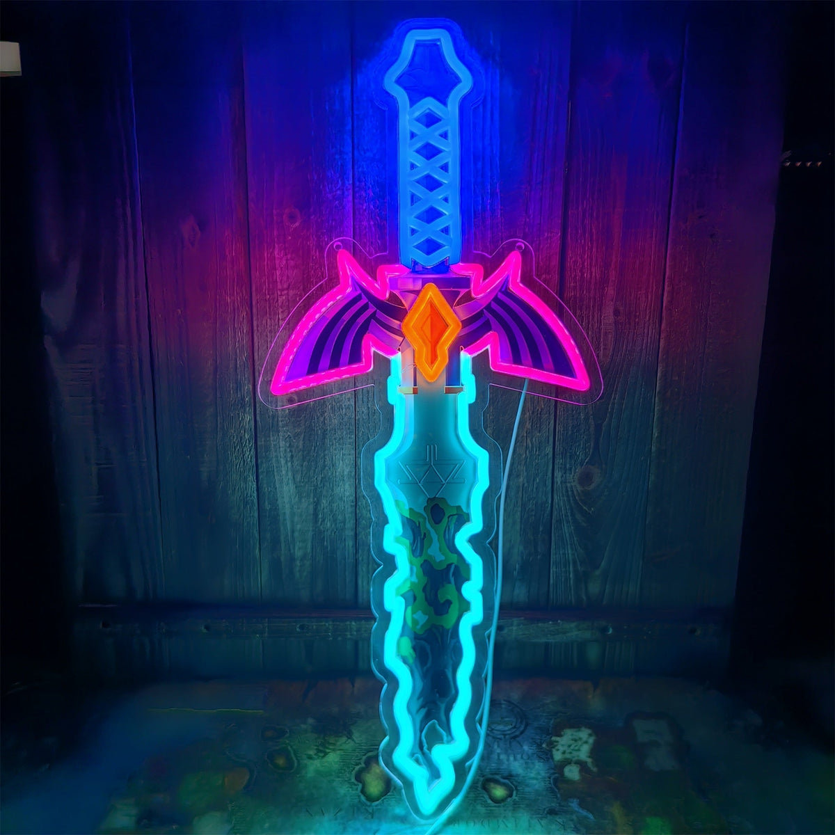 Link Master Sword Neon Light Wall Decor - Tophatter Daily Deals