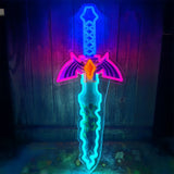 Link Master Sword Neon Light Wall Decor - Tophatter Daily Deals