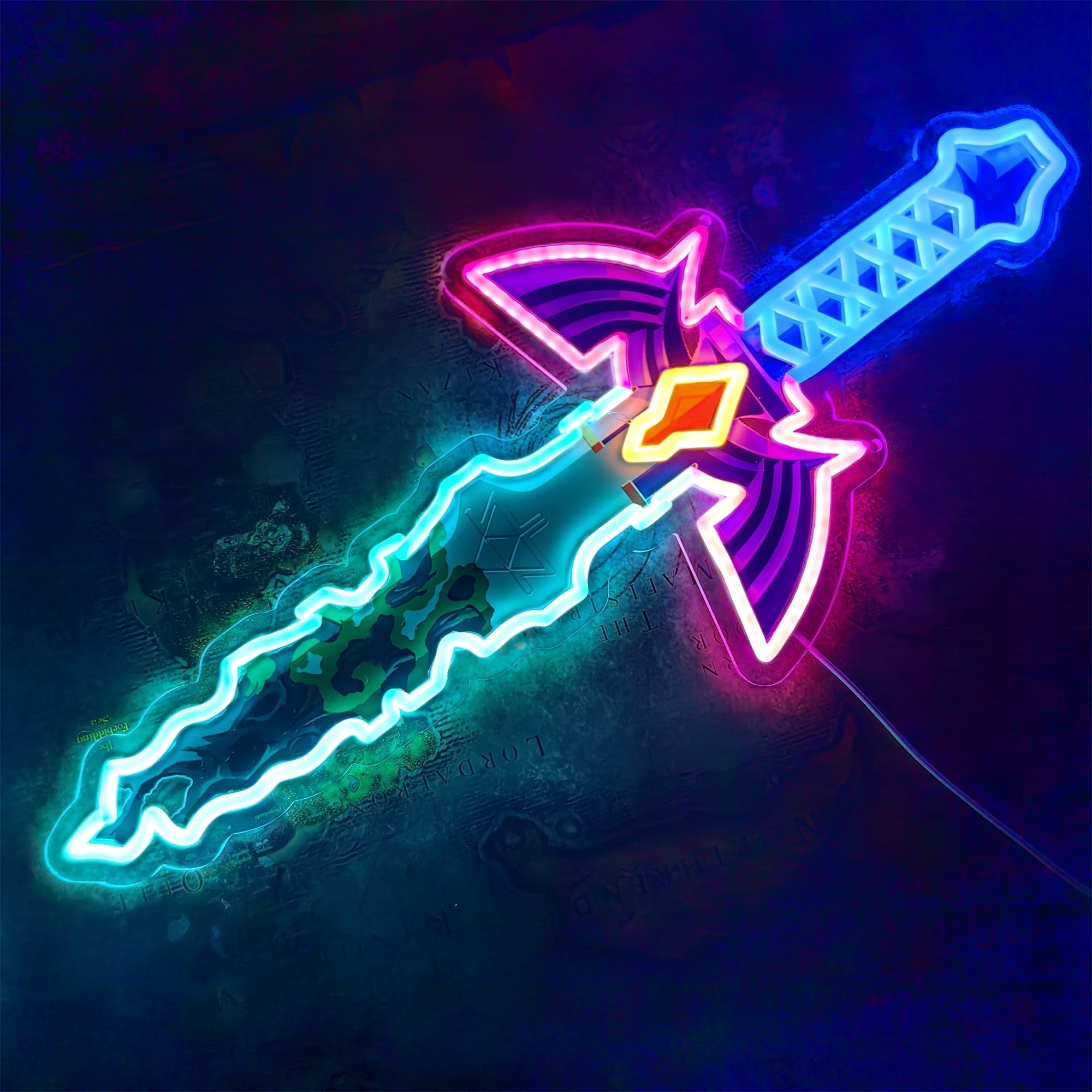 Link Master Sword Neon Light Wall Decor - Tophatter Daily Deals