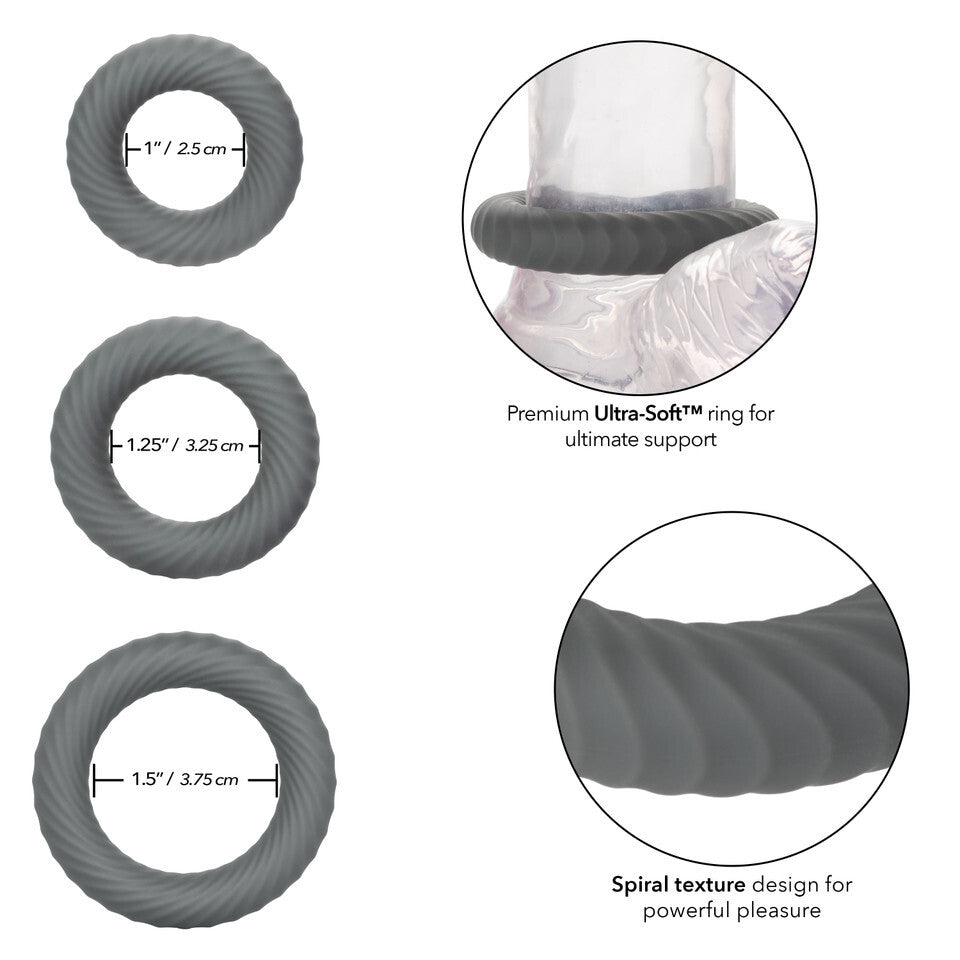 Link Up Ultra Soft Ultimate – Plush Stretchy Cock Ring Set > Cock Ring > Sets - Tophatter Daily Deals