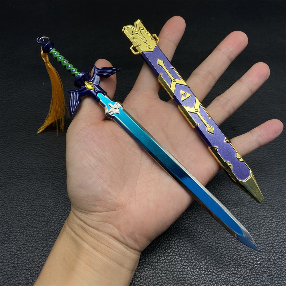 Link Master Sword Blue Metal Replica USA Stock - Tophatter Daily Deals