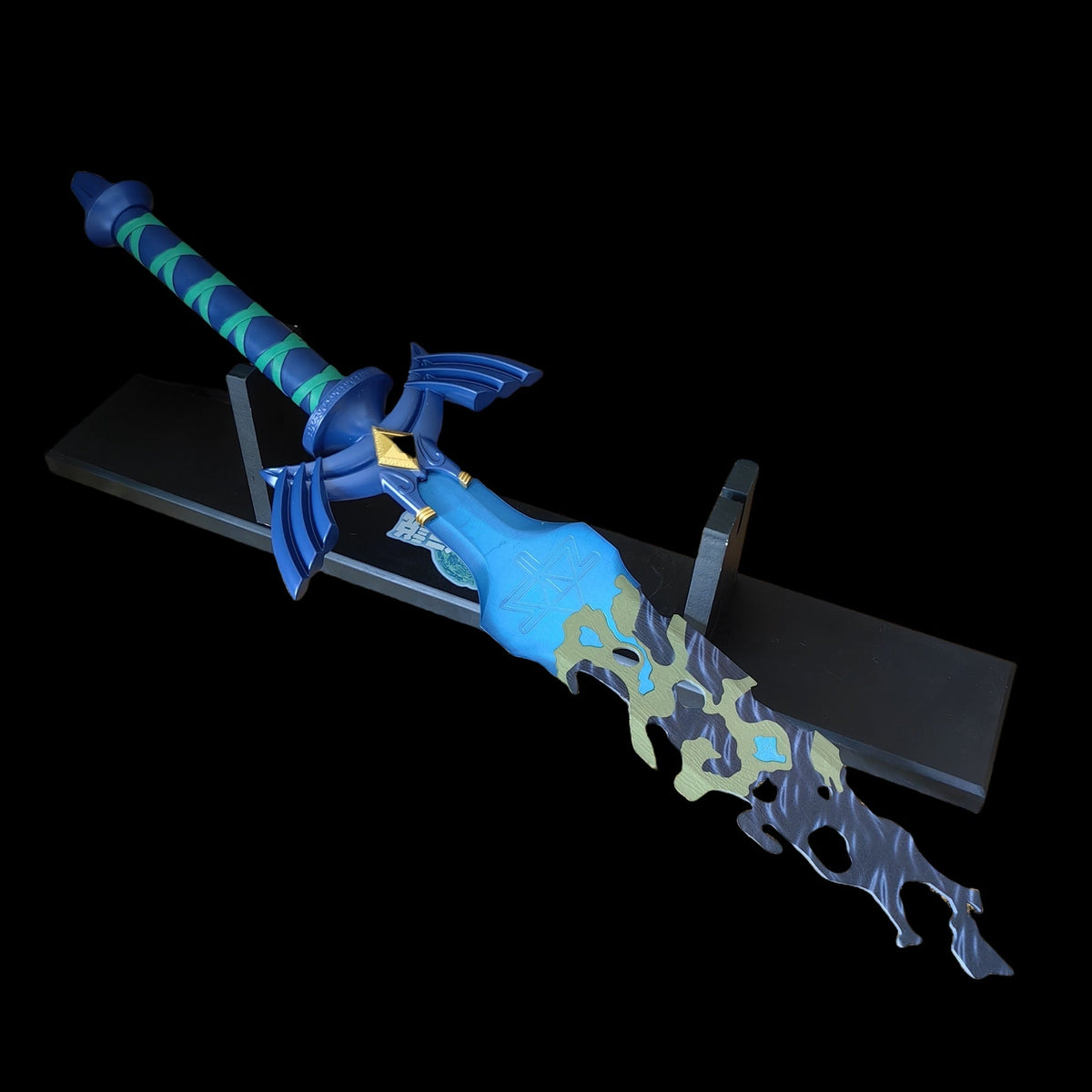 Decayed Master Sword Hilt Tear Of Kingdom Link Prop 62CM/24" Blue - Tophatter Daily Deals