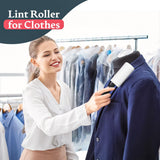 Sticky Roll for Clothes - 3pk x 10m Lint Roller Refills Rolls Pet Hair Clothes Fluff Dust Remover Sticky Clothing - Tophatter Daily Deals