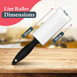 Sticky Roll for Clothes - 3pk x 10m Lint Roller Refills Rolls Pet Hair Clothes Fluff Dust Remover Sticky Clothing - Tophatter Daily Deals