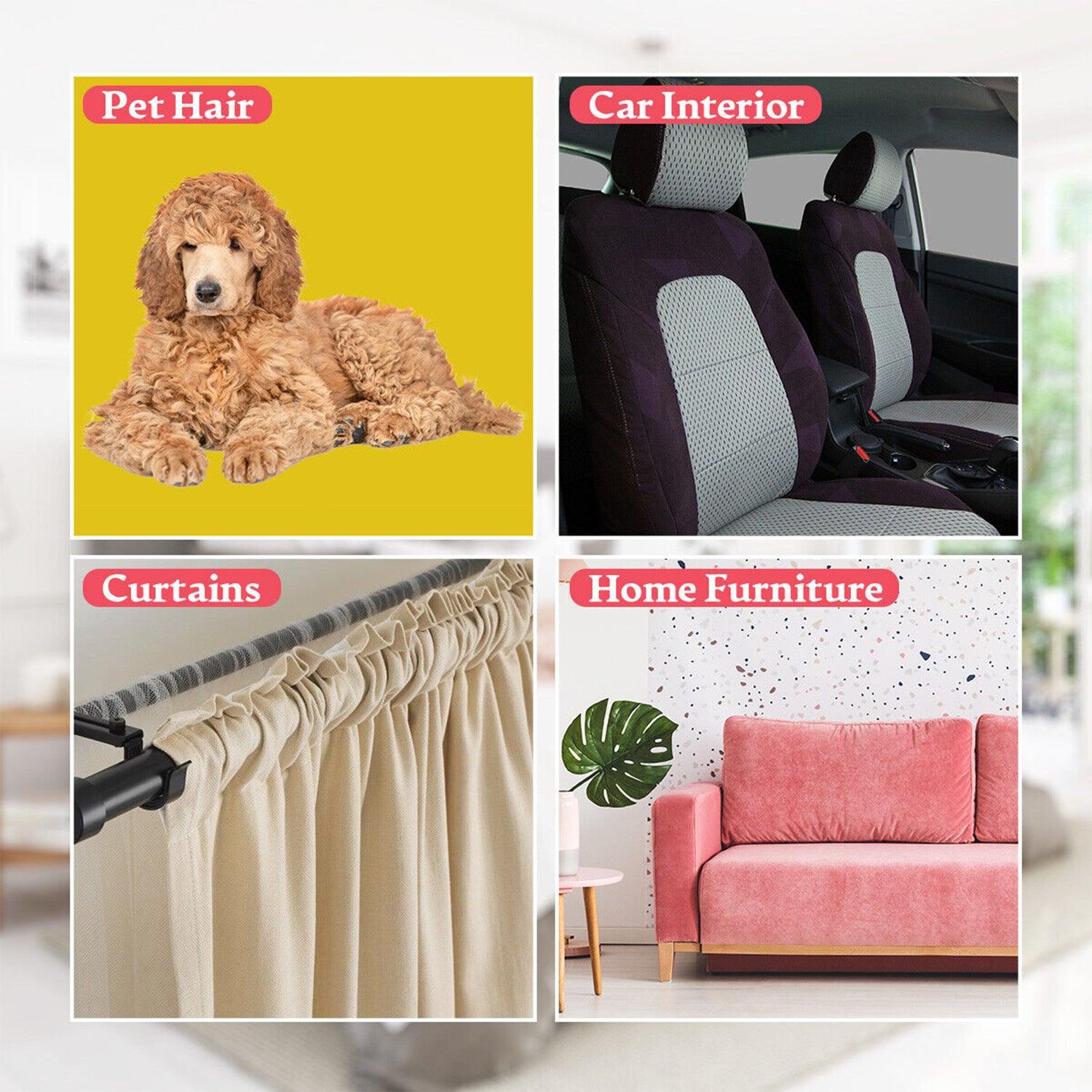 Sticky Roll for Clothes - 3pk x 10m Lint Roller Refills Rolls Pet Hair Clothes Fluff Dust Remover Sticky Clothing - Tophatter Daily Deals