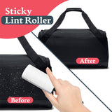 Sticky Roll for Clothes - 3pk x 10m Lint Roller Refills Rolls Pet Hair Clothes Fluff Dust Remover Sticky Clothing - Tophatter Daily Deals