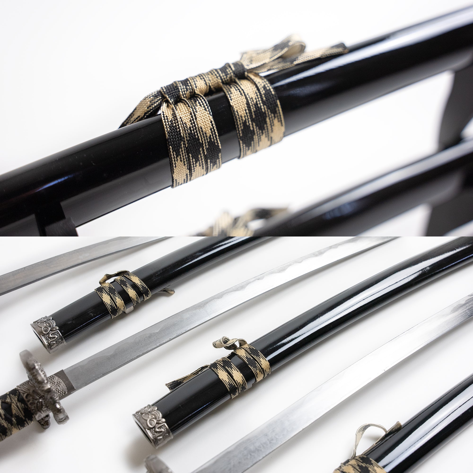 Fire and Steel - Lionhead Katana 3-Sword Set Fire and Steel Exclusive - Tophatter Daily Deals