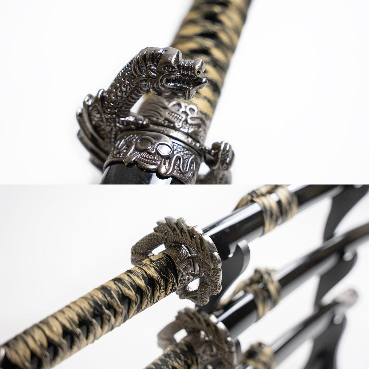 Fire and Steel - Lionhead Katana 3-Sword Set Fire and Steel Exclusive - Tophatter Daily Deals
