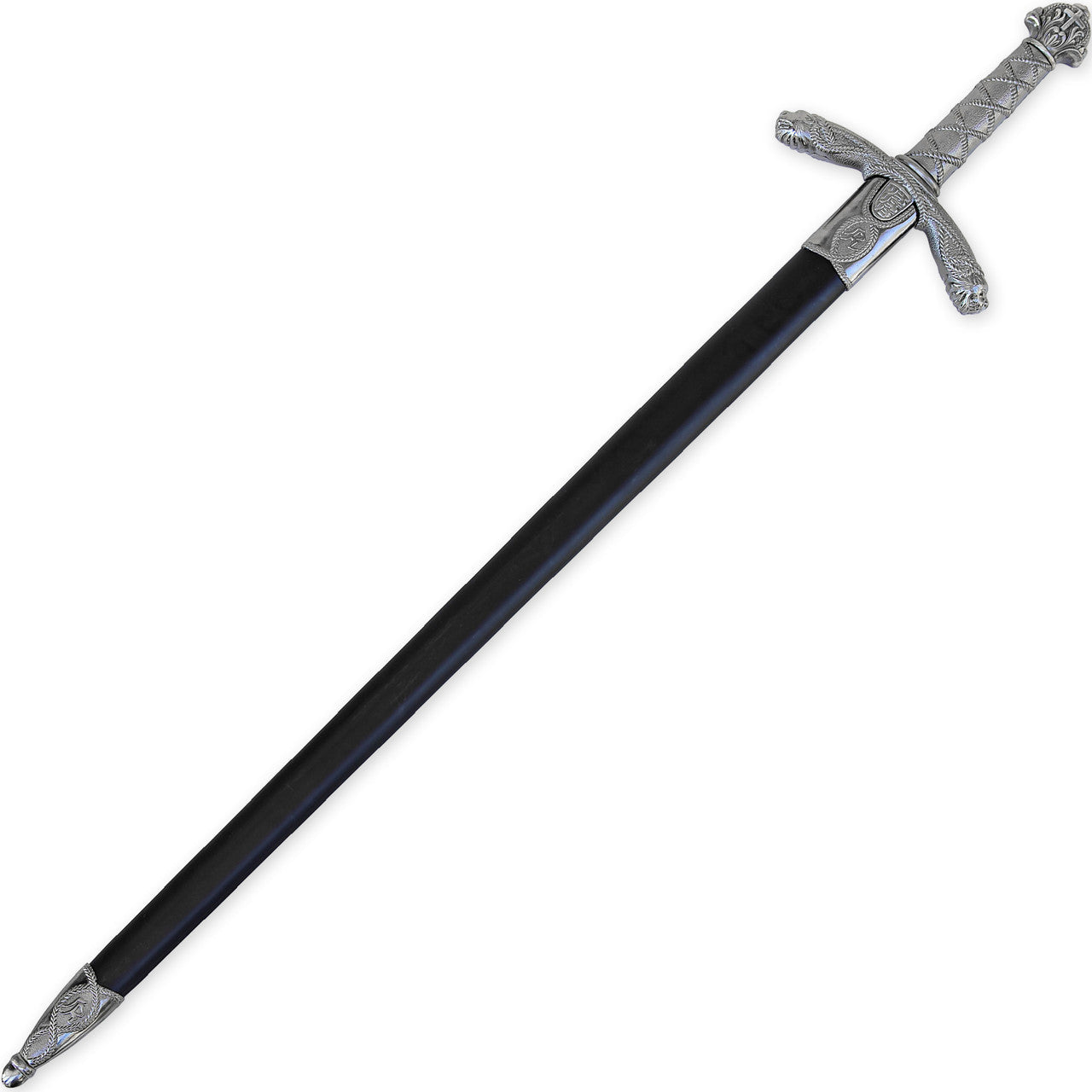 Lionheart Crusader Sword with Cross Emblazoned Pommel Swords - Tophatter Daily Deals