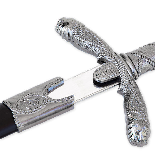 Lionheart Crusader Sword with Cross Emblazoned Pommel Swords - Tophatter Daily Deals