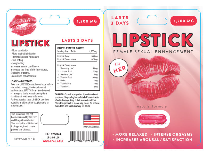 Lipstick Female Libido Enhancement Pills for Energy and Desire > Essentials > Womens Enhancers - Tophatter Daily Deals