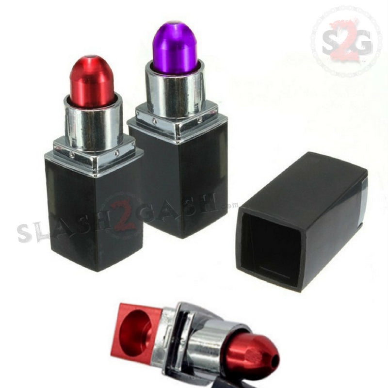 Lipstick Pipe Smoking Tobacco Conceal Metal Bowl - Hidden Pipe Smoking Accessories - Tophatter Daily Deals