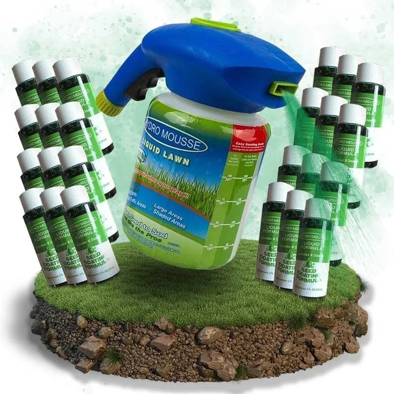 Liquid Lawn Seed Spray Eco Safe Grass Fast Repair 2025 - Tophatter Daily Deals