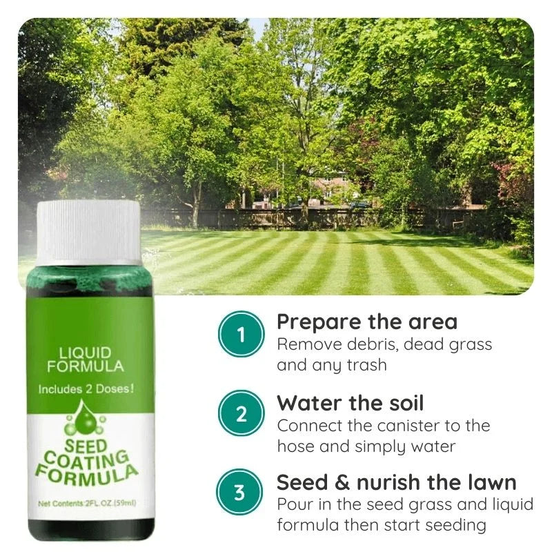 Liquid Lawn Seed Spray Eco Safe Grass Fast Repair 2025 - Tophatter Daily Deals