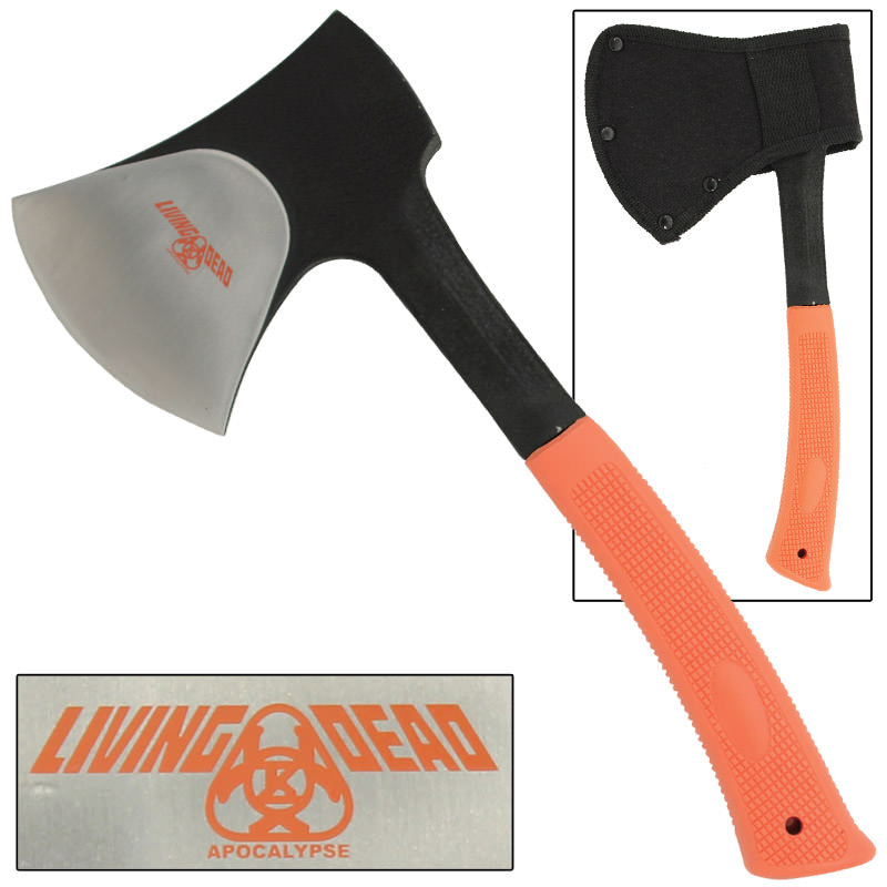 Living Dead Zombie Apocalypse Hatchet & Hammer Throwing Axe Collectible Weapons - Tophatter Daily Deals