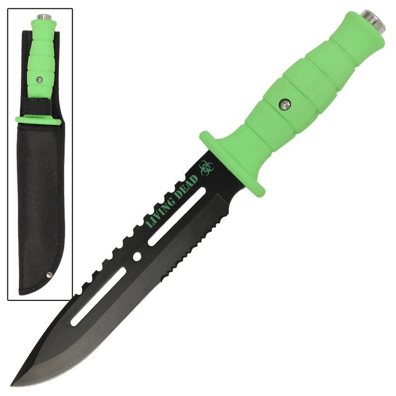 Living Dead Survival Bowie Knife - TOPHATTER'S ARMORY DEALS Collectible Weapons - Tophatter Daily Deals