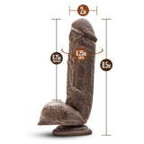 Mr Magic 9 Inch Realistic Chocolate Dildo – Thick Textured Adult Toy > Dildos > Large Dildos - Tophatter Daily Deals