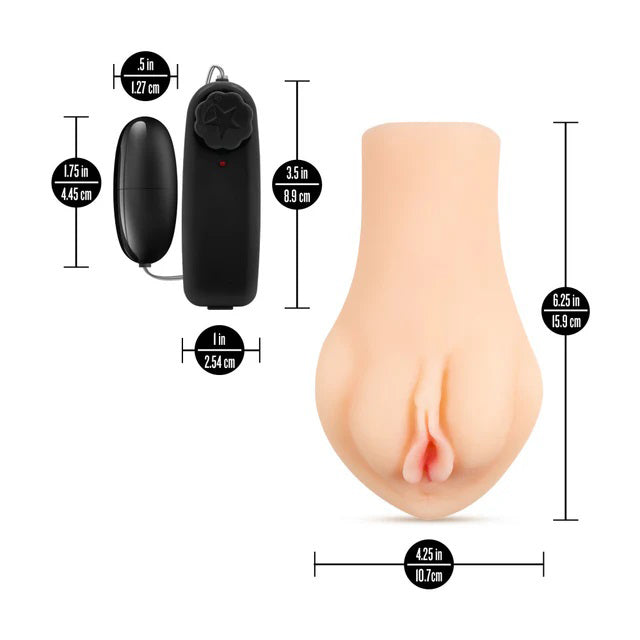 Enlust Melanie (Beige) – Ribbed Realistic Sleeve > Sex Toys For Men > Masturbators > Vibrating - Tophatter Daily Deals