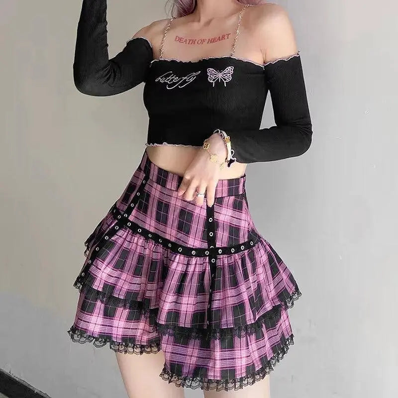Lolita Cake Mini Skirts Gothic Japanese Harajuku Girls Skirts - Tophatter Daily Deals