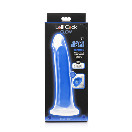 Lollicock Glow in the Dark 7 in. Silicone Dildo - All Colors - Tophatter Daily Deals