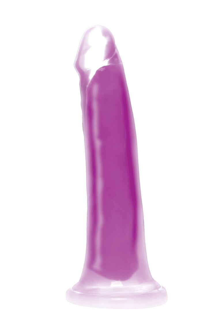 Lollicock Glow in the Dark 7 in. Silicone Dildo - All Colors Purple - Tophatter Daily Deals