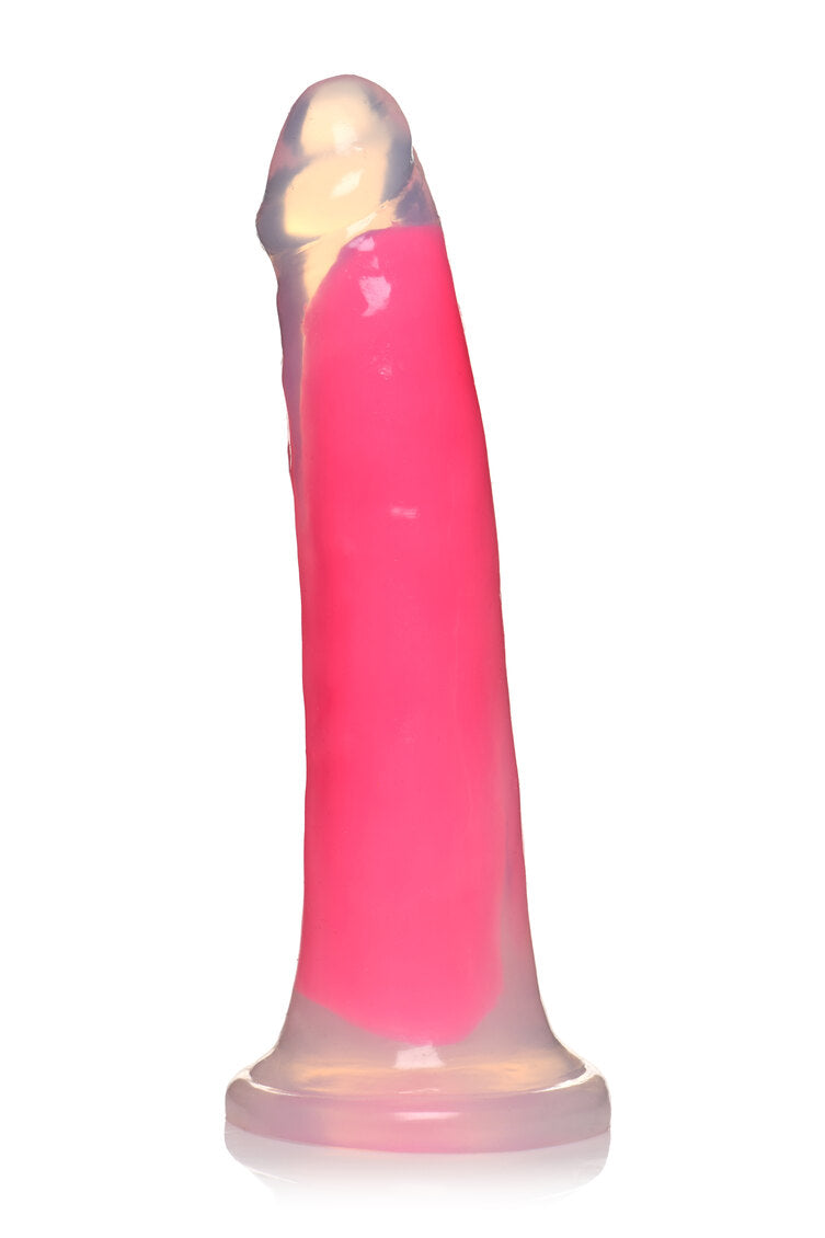 Lollicock Glow in the Dark 7 in. Silicone Dildo - All Colors Pink - Tophatter Daily Deals
