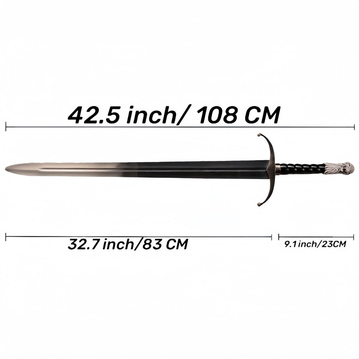 Longclaw Sword Metal Replica Cosplay Prop 42.5" - Tophatter Daily Deals