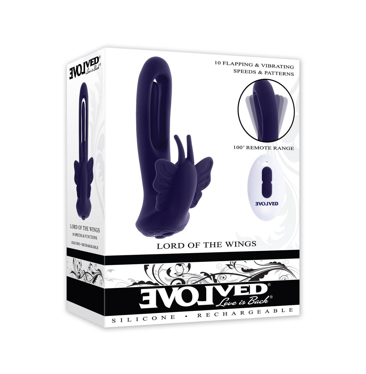 Lord of the Wings Purple Butterfly Vibrator – Playful Dual Pleasure Vibrator > Sex Toys For Ladies > G-Spot Vibrators - Tophatter Daily Deals