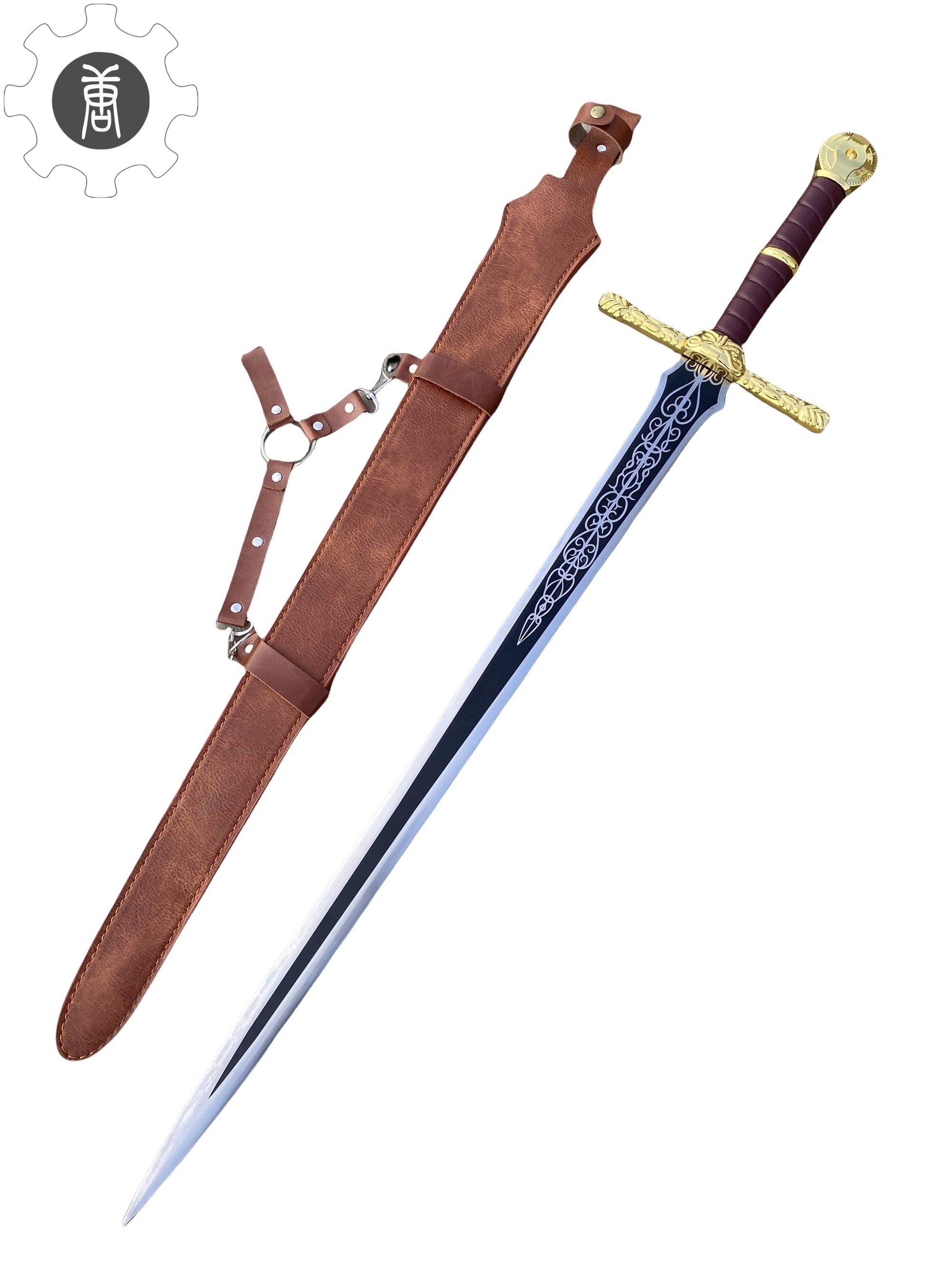 Lordsworn's Straight Sword Life-Size Metal Replica - Tophatter Daily Deals