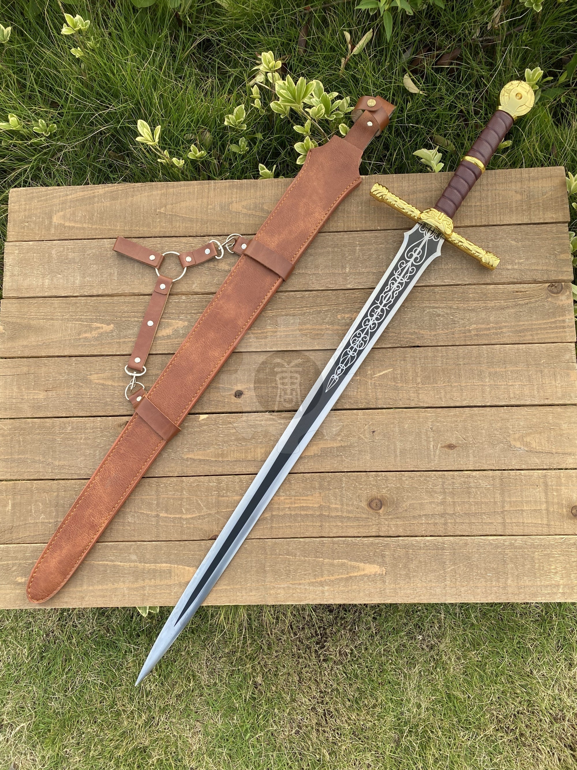Lordsworn's Straight Sword Life-Size Metal Replica - Tophatter Daily Deals