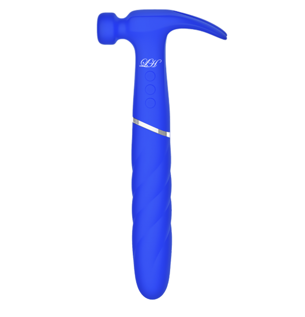 Love Hamma Round Tip Vibrator Blue with Dual Stimulation and Multiple Speeds > Vibrators > Unconventional - Tophatter Daily Deals