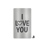 Custom Cane Engraving - Rectangle Stainless Steel Love Engraving Plaque - I am loved (ornate version) - Tophatter Daily Deals