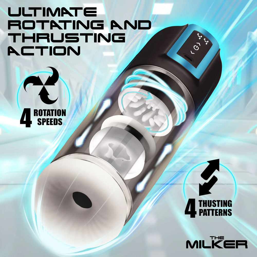 Roto-Stroke Thrusting & Rotating Masturbator > Sex Toys For Men > Masturbators Premium - Tophatter Daily Deals