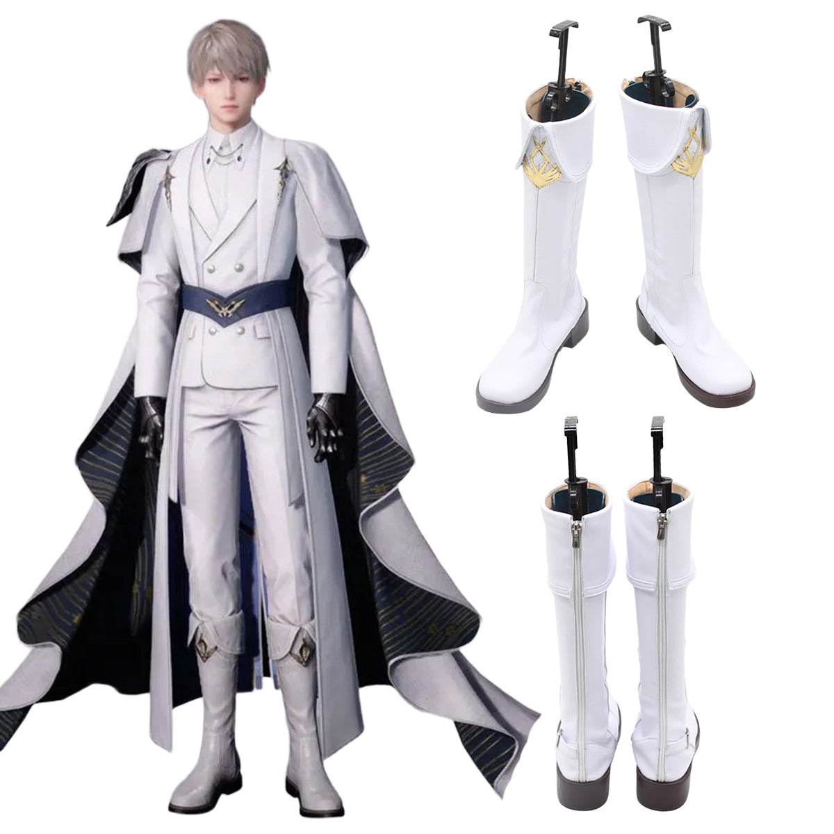 Love and Deepspace Xavier Galaxy Traveler Shoes Cosplay Boots Shoes/Boots - Tophatter Daily Deals