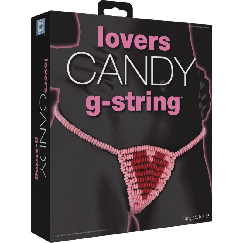Lovers Candy Heart Shape Edible G-String One Size Fits All > Novelties > Candy & Edible Items - Tophatter Daily Deals