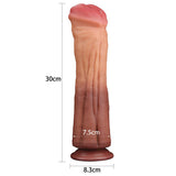 Lovetoy 12 Inch Dual Layered Silicone Horse Cock > Dildos > Oversized Toys - Tophatter Daily Deals