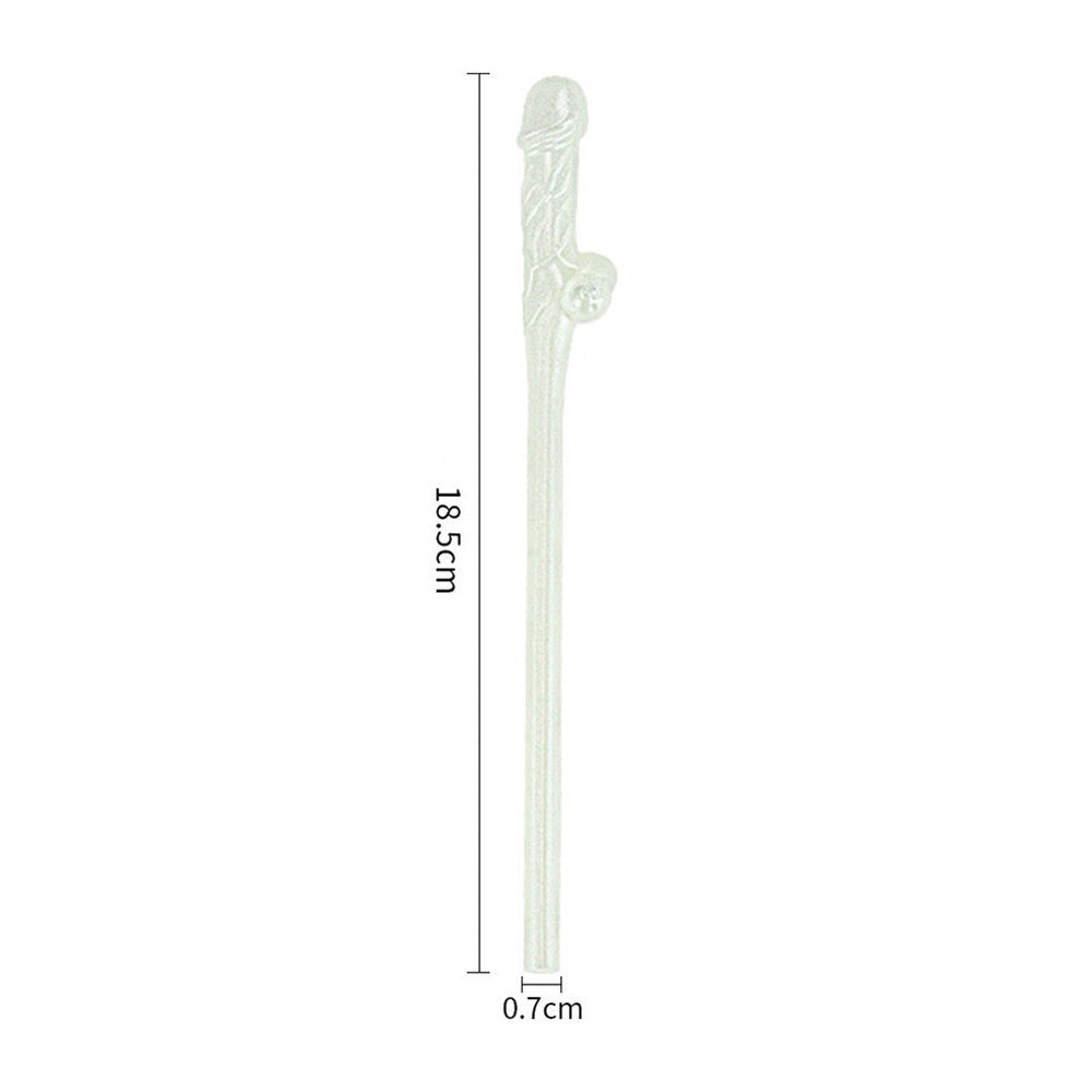 Willy Straws Glow in the Dark 9 Pack – Glow in the Dark Straws > Novelties > Party Supplies - Tophatter Daily Deals