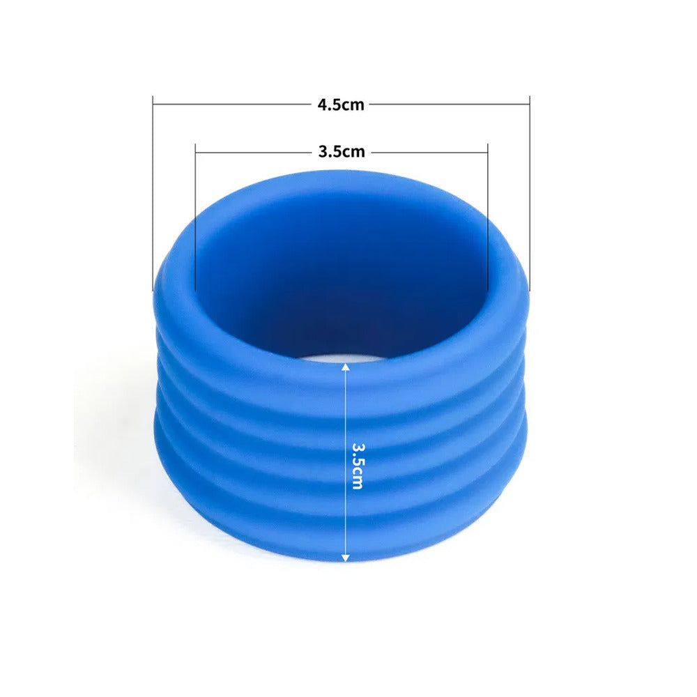 Deep Rib Grip Ring – Silicone Stretch Grip Ring > Cock Ring > Single - Tophatter Daily Deals