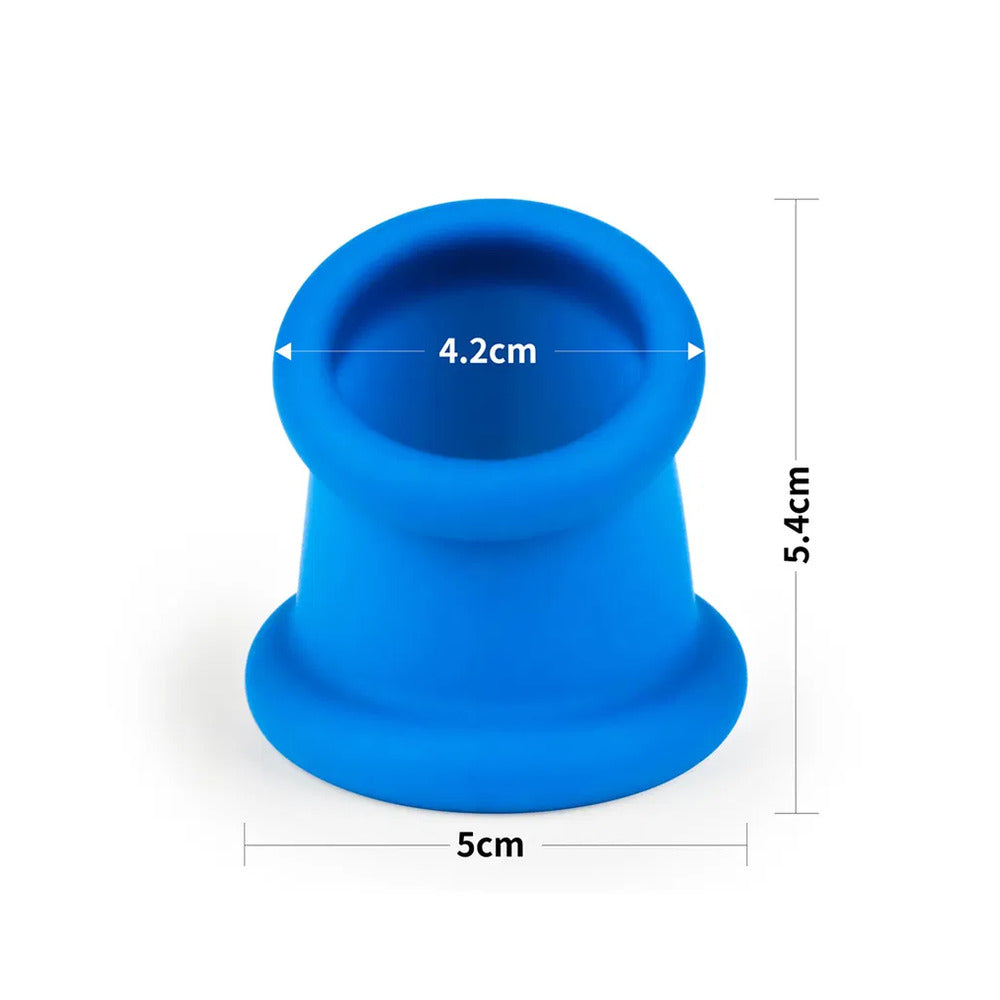 Tapered Squeeze Stretcher – Dual-Function Penis Ring and Ball Stretcher Silicone Device > Sex Toys For Men > Ball Stretchers - Tophatter Daily Deals