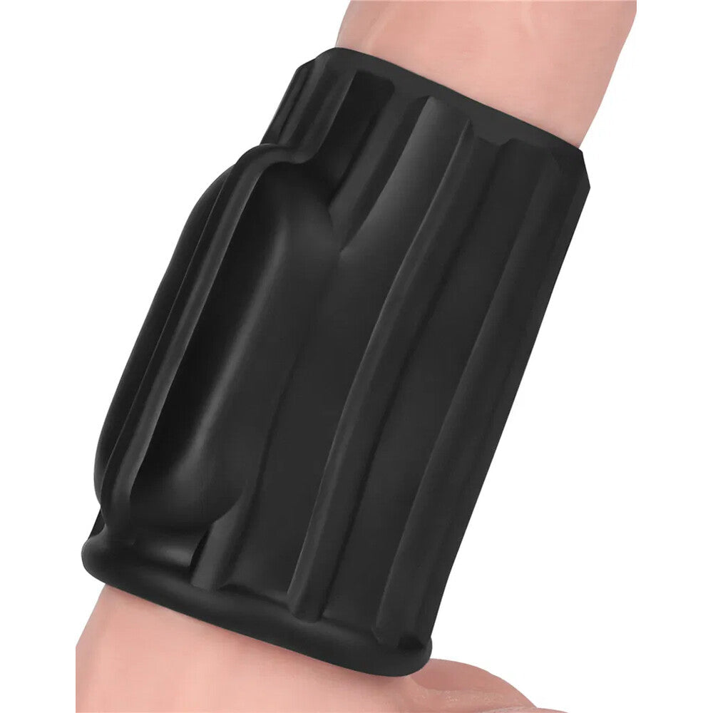 Lovetoy Ridge Vibrating Penis Scrotum Sleeve – Vibrating Penis Sleeve > Sex Toys For Men > Penis Sleeves - Tophatter Daily Deals