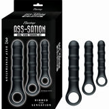 Nasstoys Ass-Sation Anal Wand Training Kit (Black) – 3-Piece Butt Plug Set > Anal Range > Anal Probes - Tophatter Daily Deals