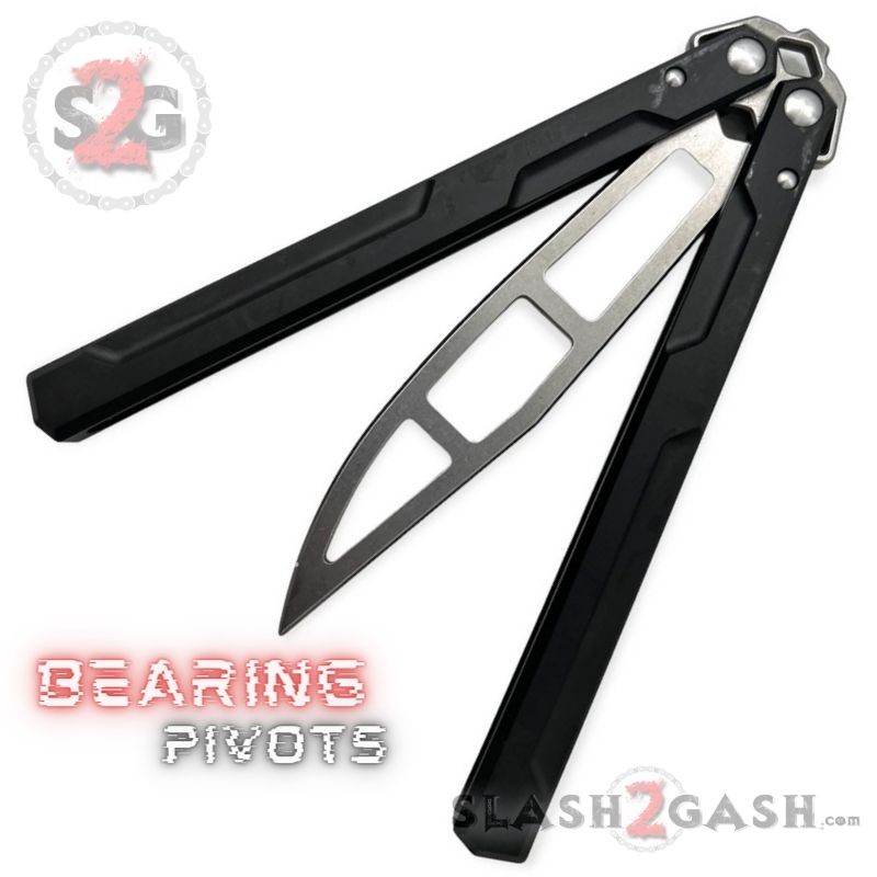 Aluminum Butterfly Knife Channel Balisong w/ Bushings - Lucha (clone) Knife-Balisong - Tophatter Daily Deals