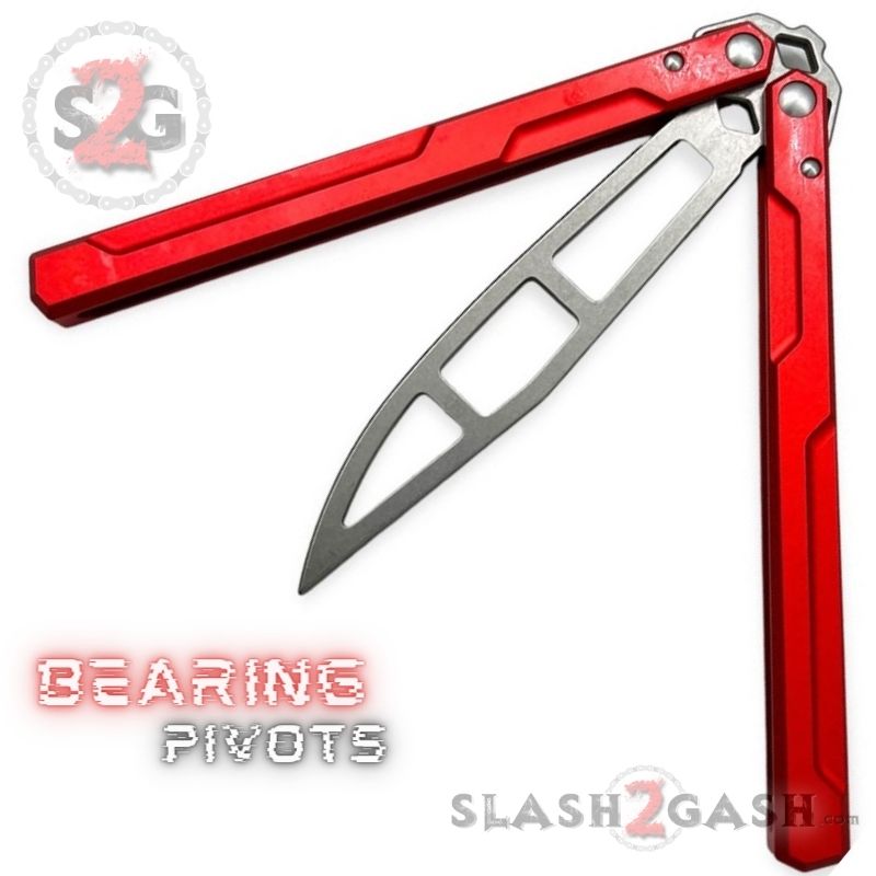 Aluminum Butterfly Knife Channel Balisong w/ Bushings - Lucha (clone) Knife-Balisong - Tophatter Daily Deals