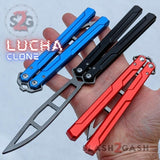 Aluminum Butterfly Knife Channel Balisong w/ Bushings - Lucha (clone) Knife-Balisong - Tophatter Daily Deals