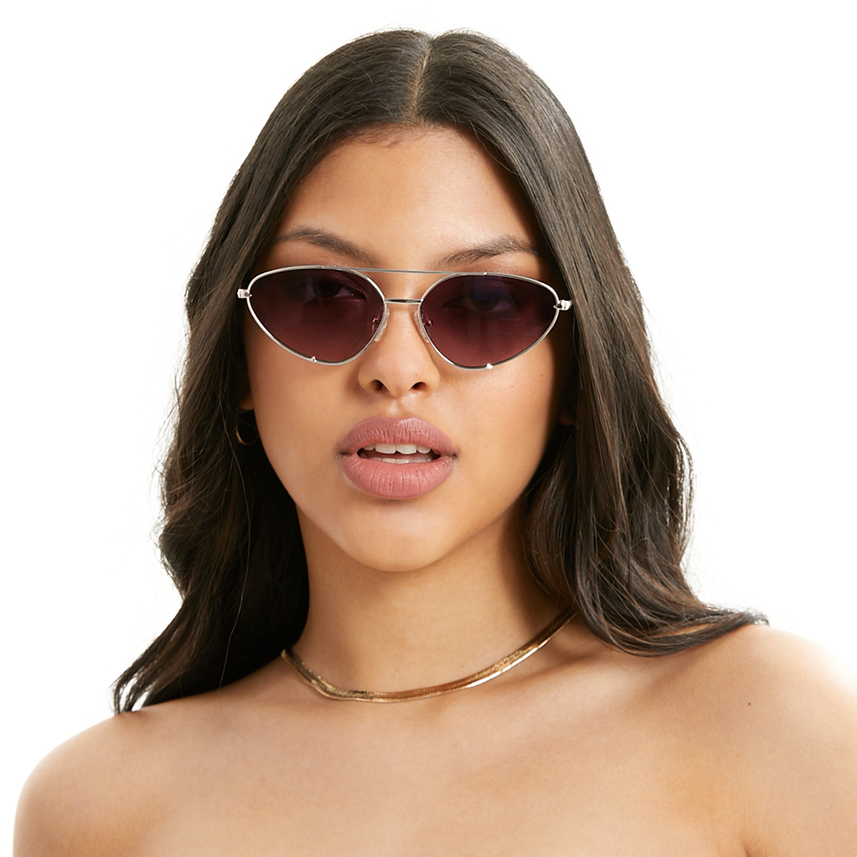 TopFoxx Lucky Star - Ruby & Silver Unisex Sunglasses Sunglasses - Tophatter Daily Deals