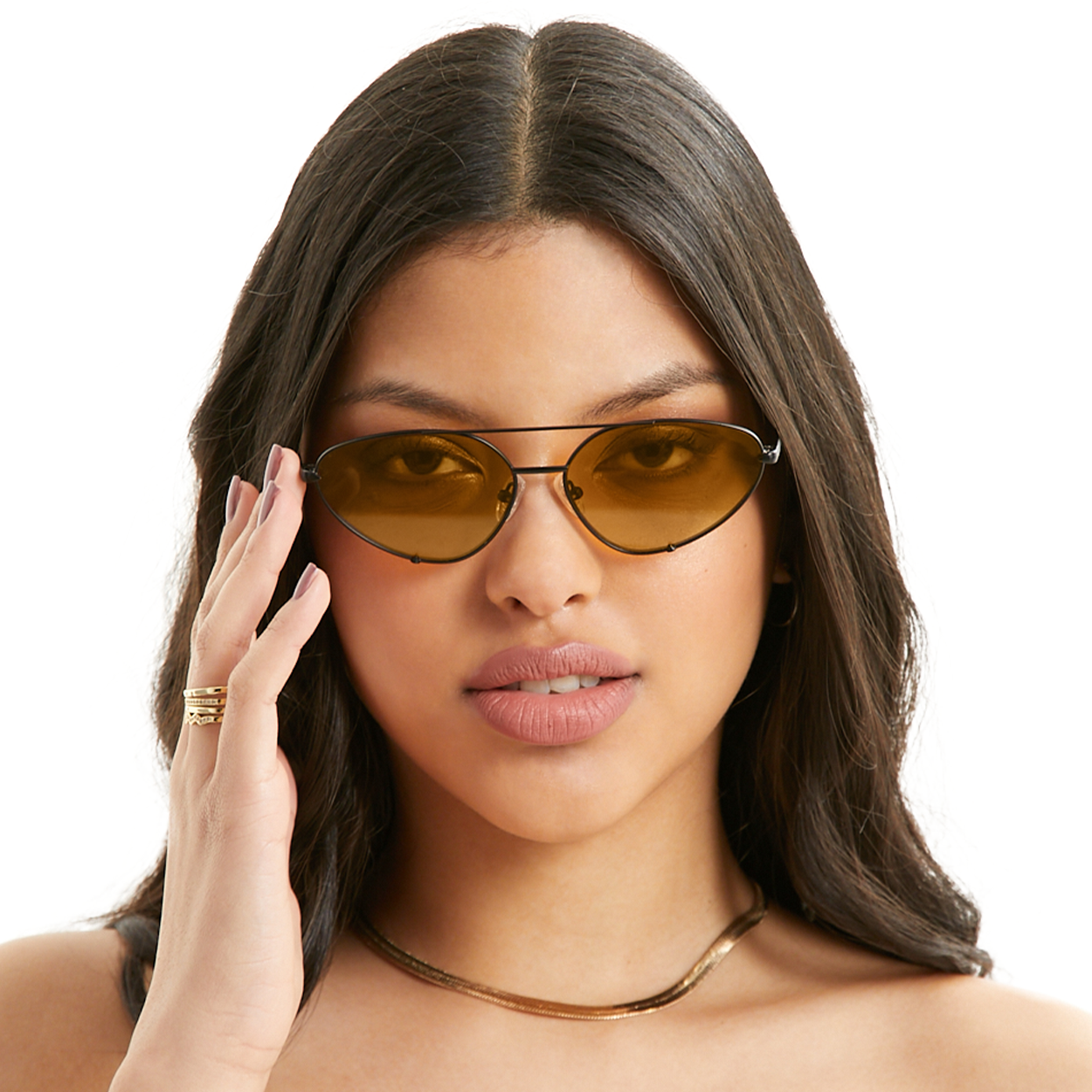 TopFoxx Lucky Star - Yellow & Black Women's Sunglasses Sunglasses - Tophatter Daily Deals