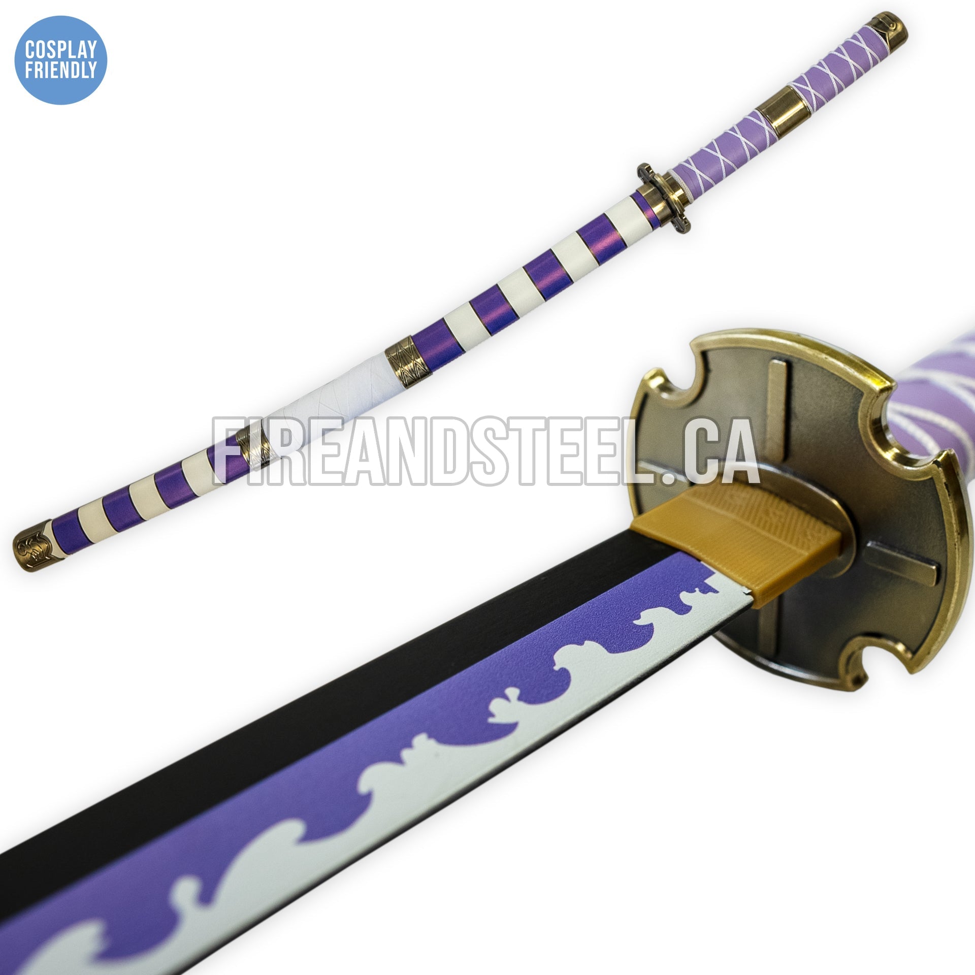 Monkey D. Luffy's "Nidai Kitetsu" Katana (Luffy Sword -Wood) Anime Sword - Tophatter Daily Deals