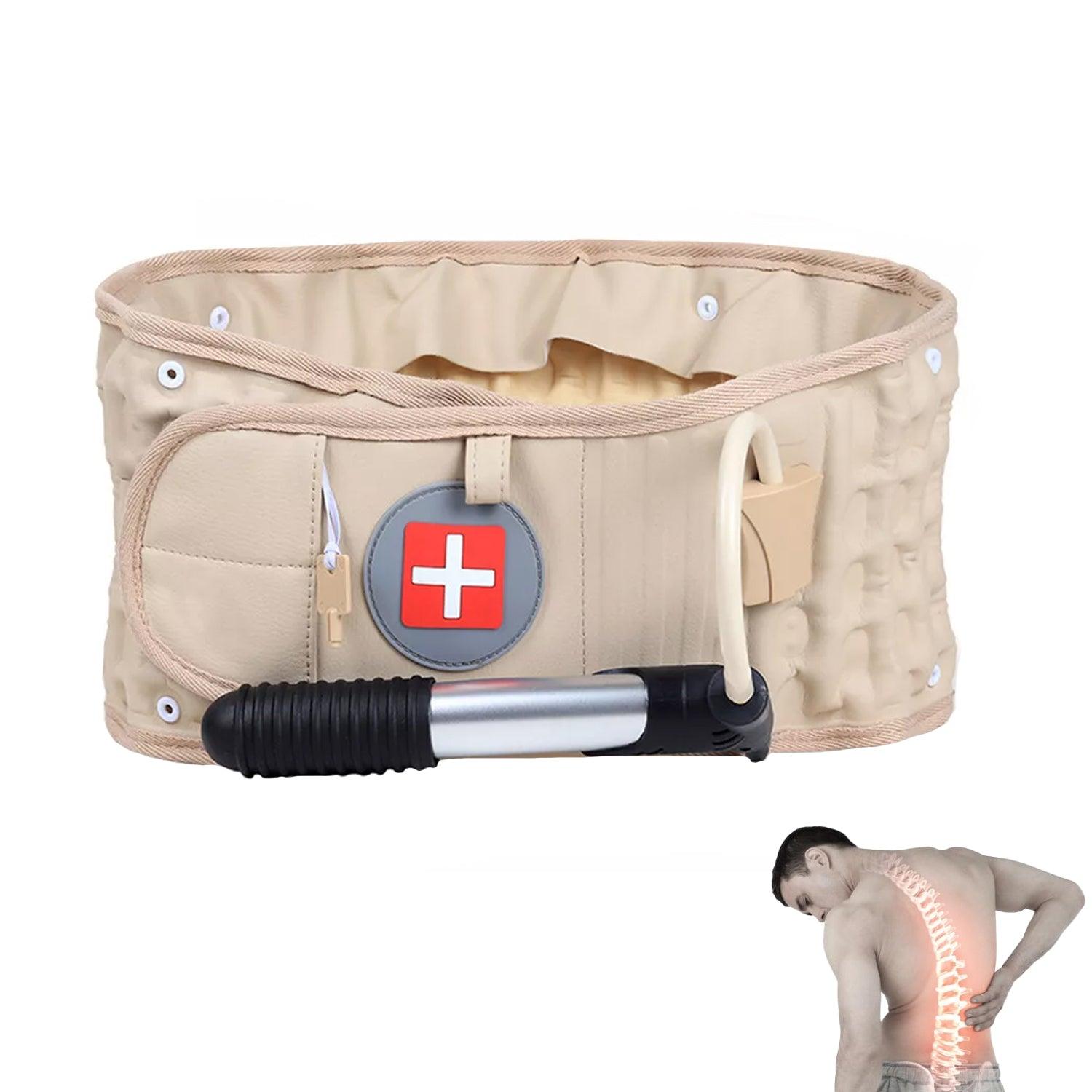 Lumbar Support Belt - Pain Relief Lower Back Spine Decompression Belt Back Brace Health Care - Tophatter Daily Deals